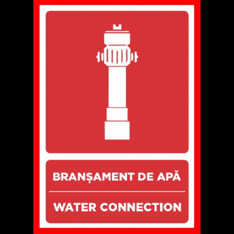 Placuta pentru bransament la apa water connection