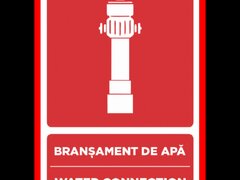 Placuta pentru bransament la apa water connection